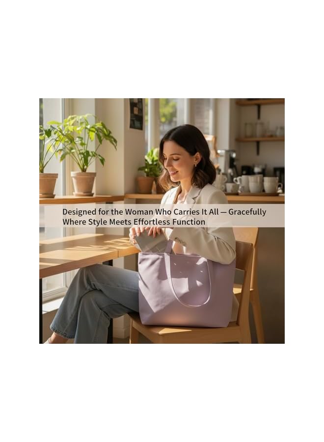 S-TOP Foldable and machine washable commuting shopping bag, waterproof tote bag, travel and fitness beach bagOnly 5 left 13.4913.49 - Image 4
