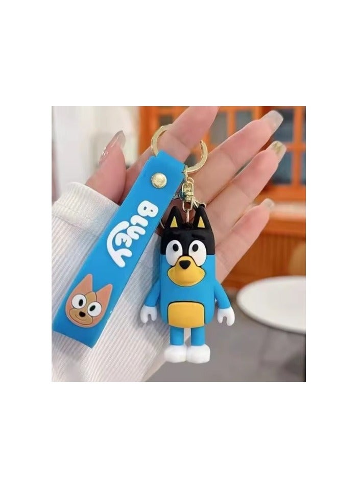 bluey keychain medal