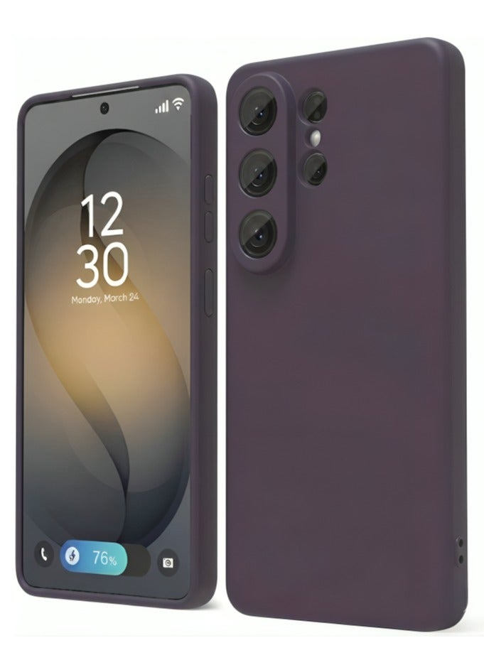 Samsung Galaxy S26 Ultra Case Silicone Soft Rubber Gel Protective Cover For Galaxy S26 Ultra Matte Plain Solid Color Cover with Camera Protection For Samsung Galaxy S26 Ultra 6.9-inch - Image 1