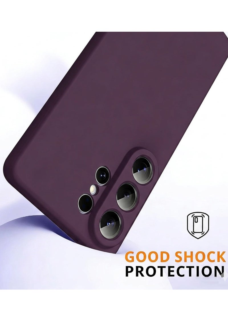 Samsung Galaxy S26 Ultra Case Silicone Soft Rubber Gel Protective Cover For Galaxy S26 Ultra Matte Plain Solid Color Cover with Camera Protection For Samsung Galaxy S26 Ultra 6.9-inch - Image 4