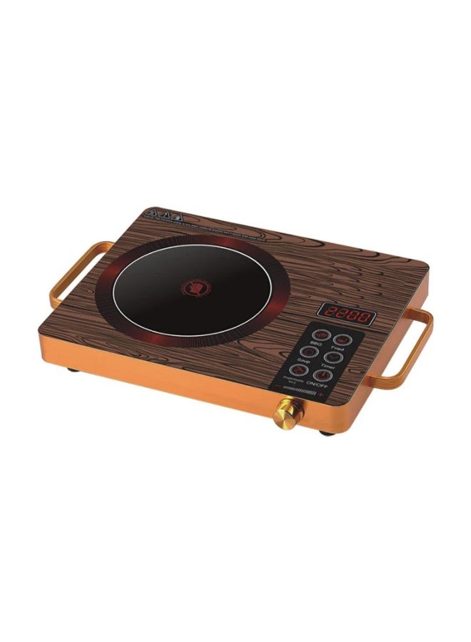 Electric stove/gas hob with infrared heating element, equipped with a digital display and a power rating of 3500 watts. - Image 3