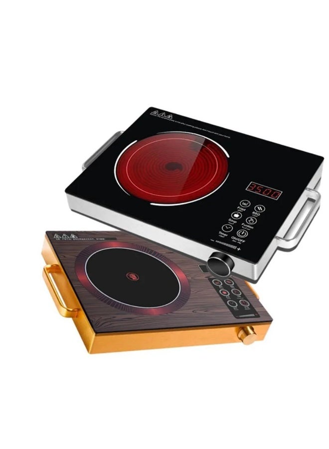 Electric stove/gas hob with infrared heating element, equipped with a digital display and a power rating of 3500 watts. - Image 1