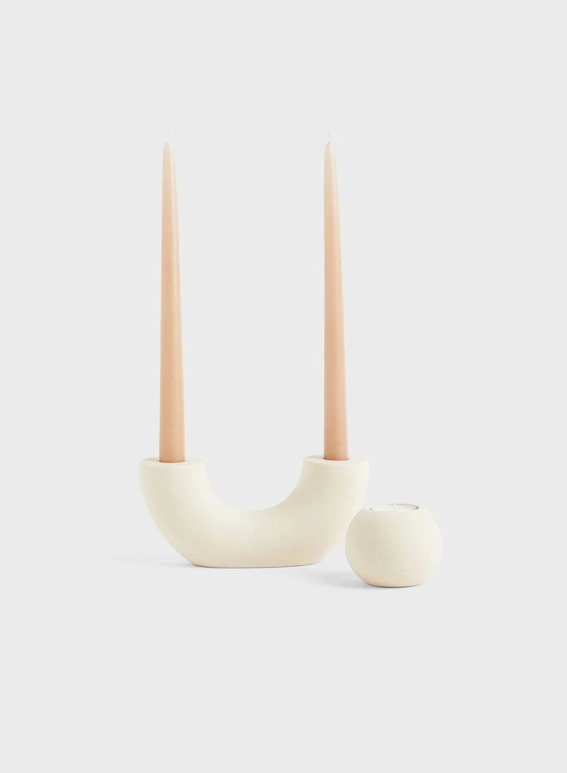 H&M Ceramic Candlestick