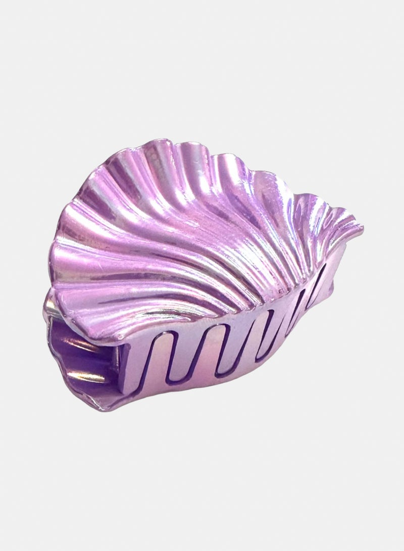 Trio Earrings Mermaid Purple Hair Claw Clip - Image 3