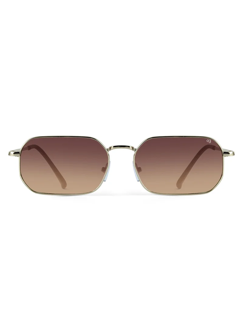 Woggles UV Protection Hexagonal Sunglasses| Men & Women
