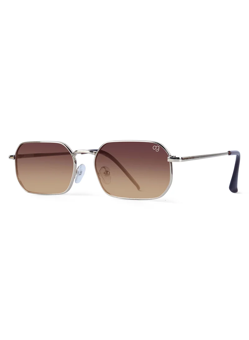 Woggles UV Protection Hexagonal Sunglasses| Men & Women