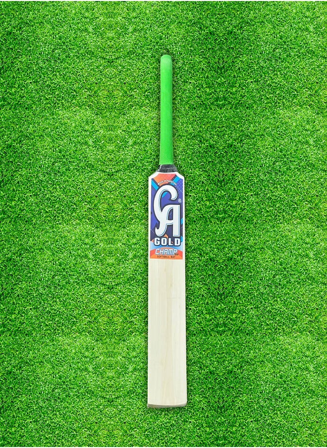 CA Gold Numberi Poplar Willow Soft Tennis Ball Cricket Bat Junior Size 6