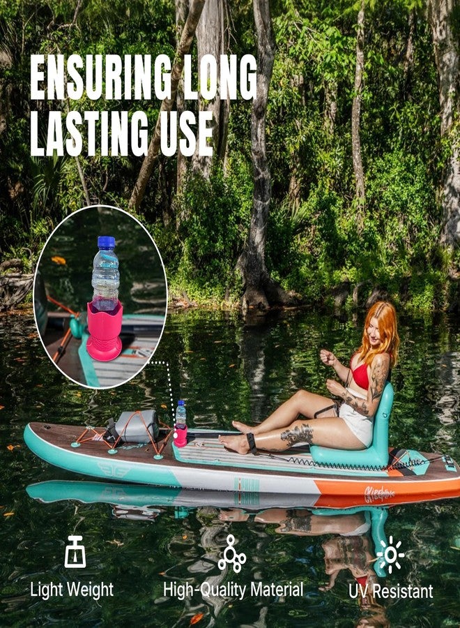niphean Paddle Board Cup Holder 2 Pack, Versatile Kayak Accessories Drink Holder for Various Container Sizes, Durable and Stable Boat Cup Holder for SUP Paddleboard & Kayak - Image 3