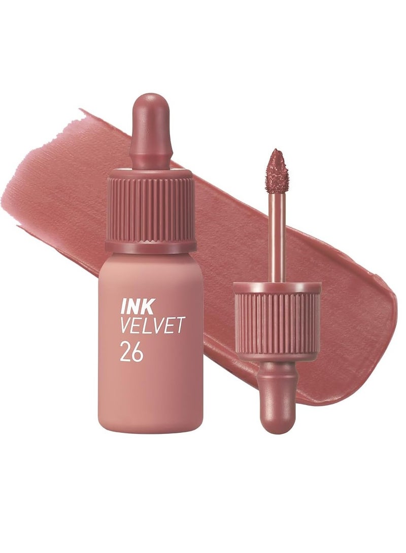 Peripera Ink the Velvet Lip Tint  #026 WELL-MADE NUDE, 0.14 fl oz - Image 1