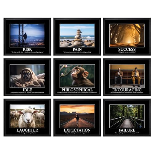 97 Decor Funny Demotivational Poster for Office Sarcastic Motivational Wall Art Print Ironic Inspirational Posters Snarky Quotes Picture Demotivational Gifts for Colleagues 10x8 UNFRAMED - Image 1