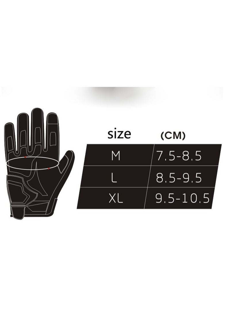 general Motorcycle Gloves, Touchscreen Motorbike Gloves Anti-Slip with Good Grip Hard Knuckles Protection for Men Women Motocross, BMX ATV MTB Cycling, Road Racing - Image 5