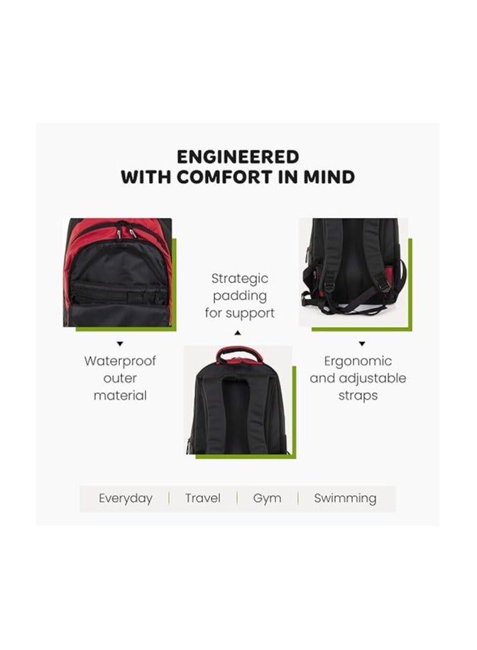 Unsiex Essential Bag Ii Backpack, Veiled Rose, (30 X 15 X 43 Cm)