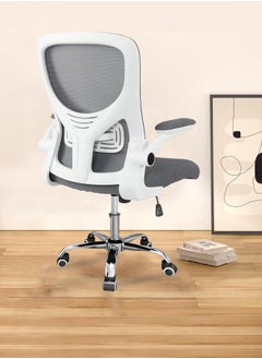 Ergonomic Office Chair - Adjustable Height, Swivel with Metal Leg - Comfortable Desk Chair for Home & Office Use  (Grey) - pzsku/ZD6DAA5C0EB2ABD7E0DE1Z/45/_/1740034798/f00fae4a-f037-456c-b929-79cac5076cc0