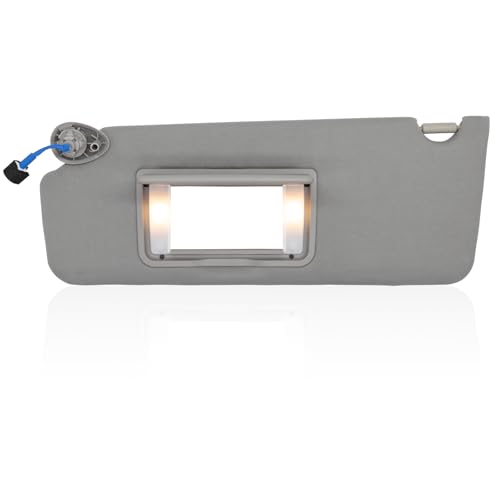 NHILES Left Driver Side Sun Visor Fits for Honda Pilot 20162022 Honda Ridgeline 20182020 Replacement Sun Shade 83280TG7A12ZB Wisteria Light Gray