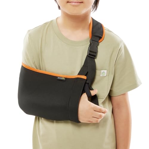 BraceUP Arm Sling for Kids - Comfortable Adjustable Support for Children, Arm Support, Easy On/Off Design (3.5-5 feet tall) - Image 1