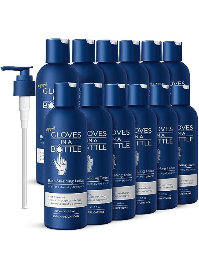 Gloves In A Bottle Shielding Lotion for Dry Itchy Skin 8 ounce 12 Pack - Image 1