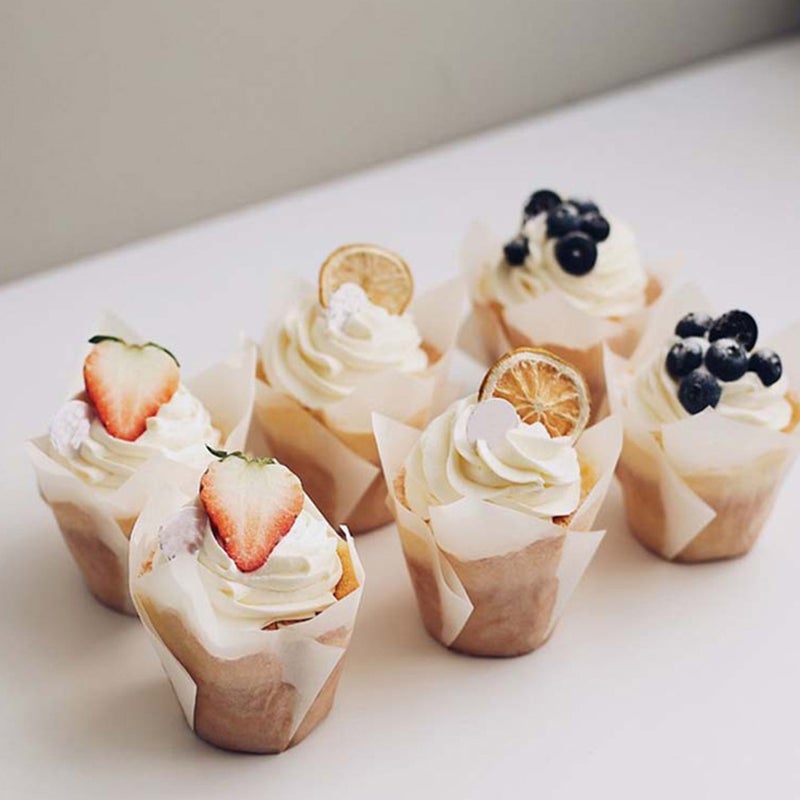 1 Set 300Pcs Shape Cake Packing Cups Oil-proof Dessert Cake Liners - Image 2