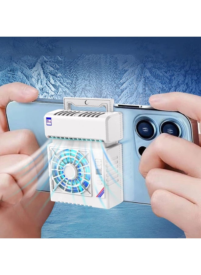 TIGER ChillMax Cell Phone Cooler with Adjustable Fan Speed, Variable Frequency Mobile Cooling, Semiconductor Radiator – Ideal for Gaming, Live Streaming, Video Watching, and Extended Phone Use - Image 1