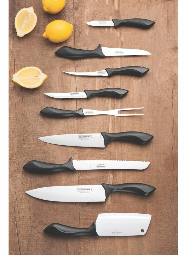 TRAMONTINA Tramontina Affilata 8 Inches Bread Knife with Stainless Steel Blade and Black Polypropylene Handle