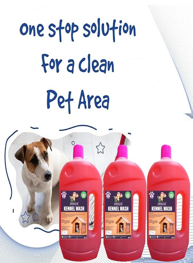swacch Kennel Wash (1 Litre) (Pack of 3) Rose I Pet Stain & Odour Remover I Pet Floor Cleaner Liquid I Dog and Cat Friendly - Image 4