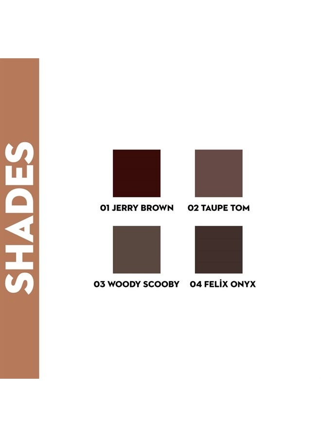 SUGAR Cosmetics Arch Arrival Brow Definer - 03 Woody Scooby (Deep Brown) Sweat & Humidity Resistant | Waterproof, Long-Lasting, 12hr coverage, built-in spoolie