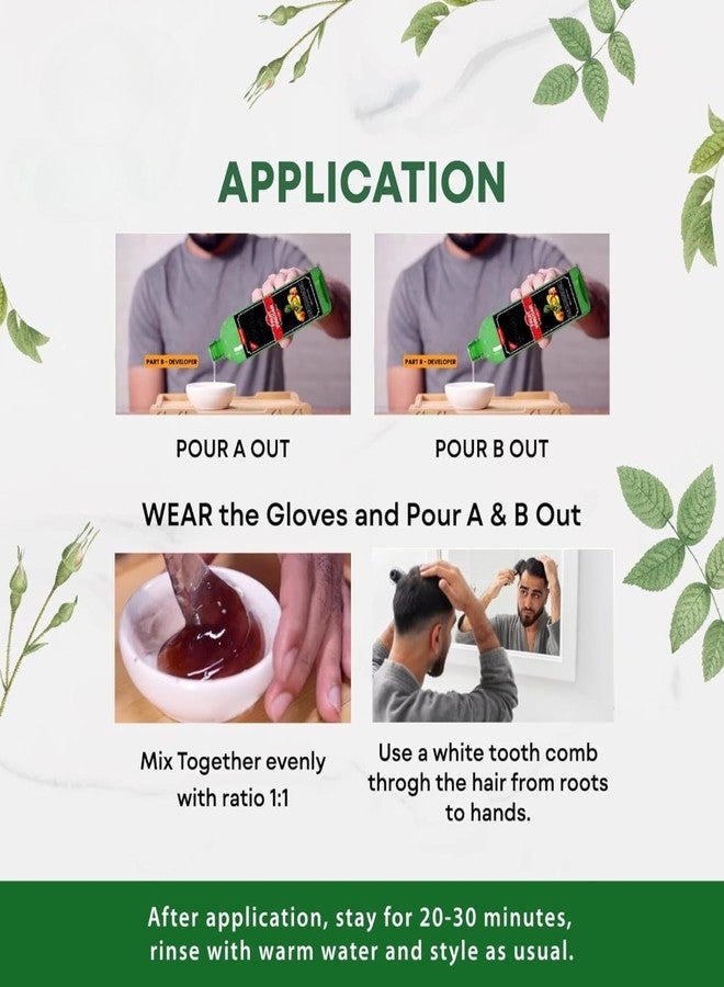 DOKDO Fruit Vinegar Gel Hair Color For Men & Women, Hair Color Dye for Black Hair (Black, 200ml) - Image 3