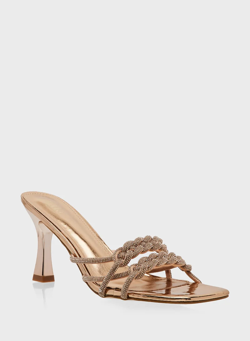 ELLA Diamante Heeled Sandal