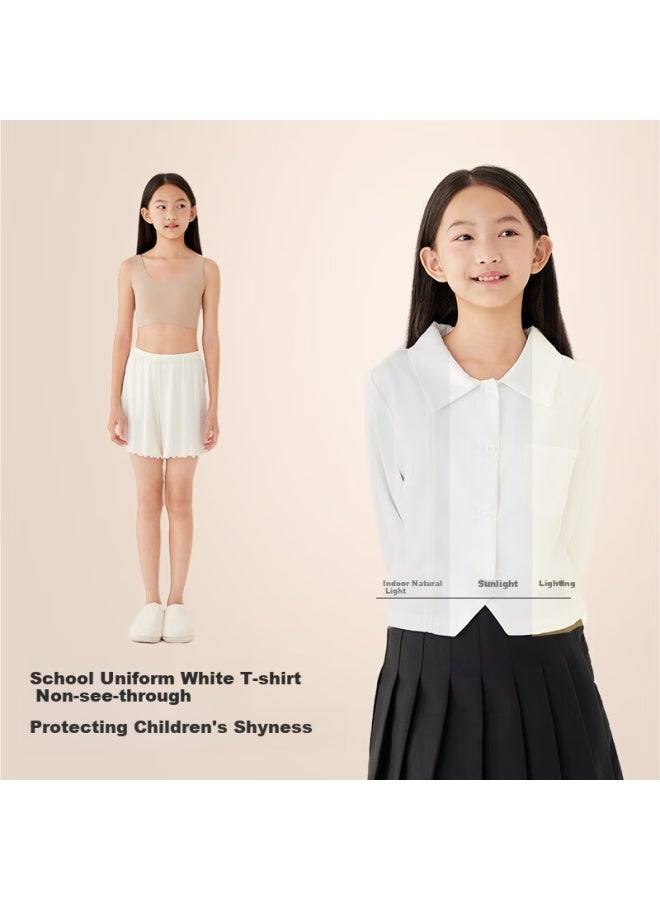 Like Uu Children's Underwear, Girls' Student Bra, High School And Middle School Students' Puberty Bra, Vest-style Seamless Underwear - Image 2