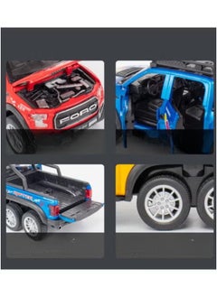CHE ZHI 1:28 Red Bull Alloy Diecast Metal Cars Truck Model - Pull Back Vehicle Toy for Boys and Girls (Yellow)  - Image 3