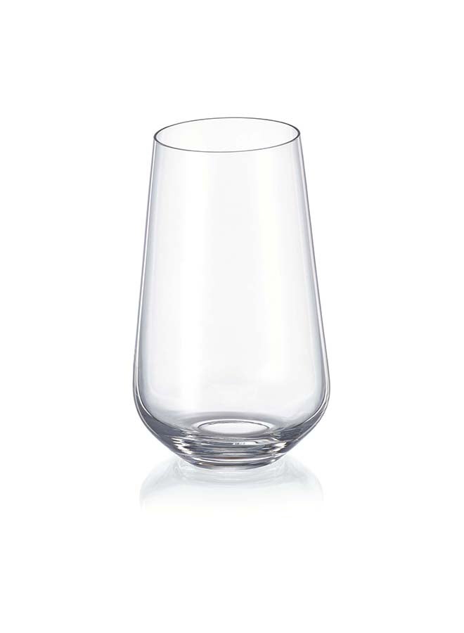 Crystalex High Ball whiskey Glass Siesta 440ml, Crystalline