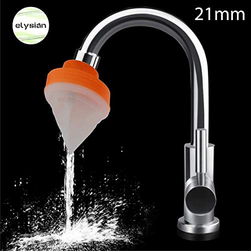 Elysian Water Filter Tap Head (2 Pc) – Flexible Kitchen Faucet Nozzle with 3 Spray Modes | Movable Swivel Anti-Splash Water Purifier Bibcock Attachment | Adjustable Tap Filter & Water Softener - Image 5