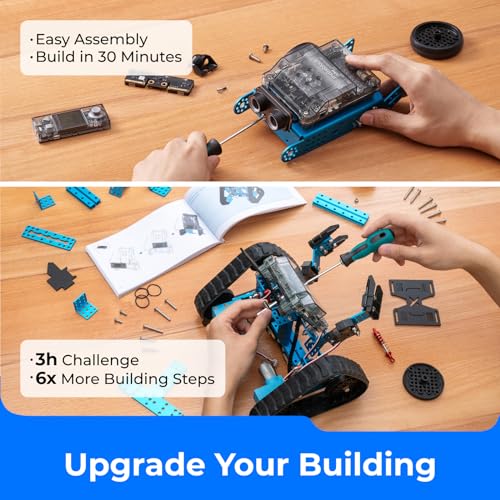Makeblock mBot2 Rover Emo Robot Programming for Kids Interactive Robotics Kit Learning and Outdoor Play Remote Control Coding for Kids 812 and up STEM Educational Building Toys Gifts - Image 5