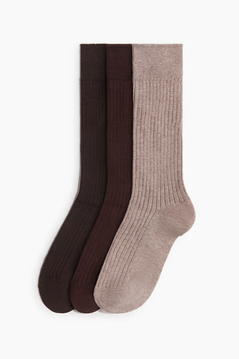 H&M 3-pack long socks