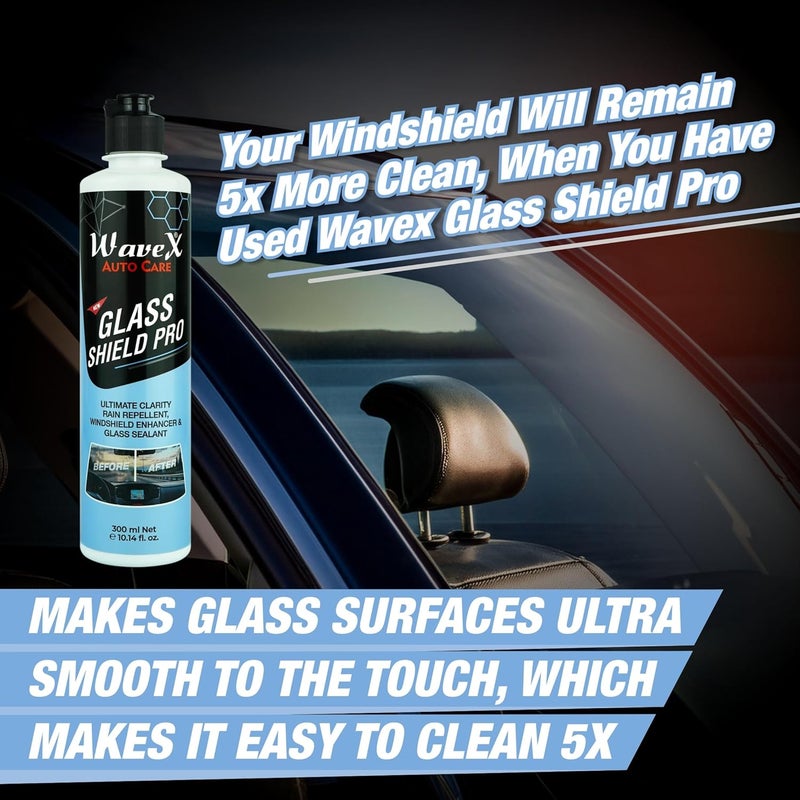 Wavex Rain Repellent for Car Windshield 100ml | Long Lasting Hydrophobic Spray Coating for Glass Windshield | Improves Visibility & Clarity - Image 4