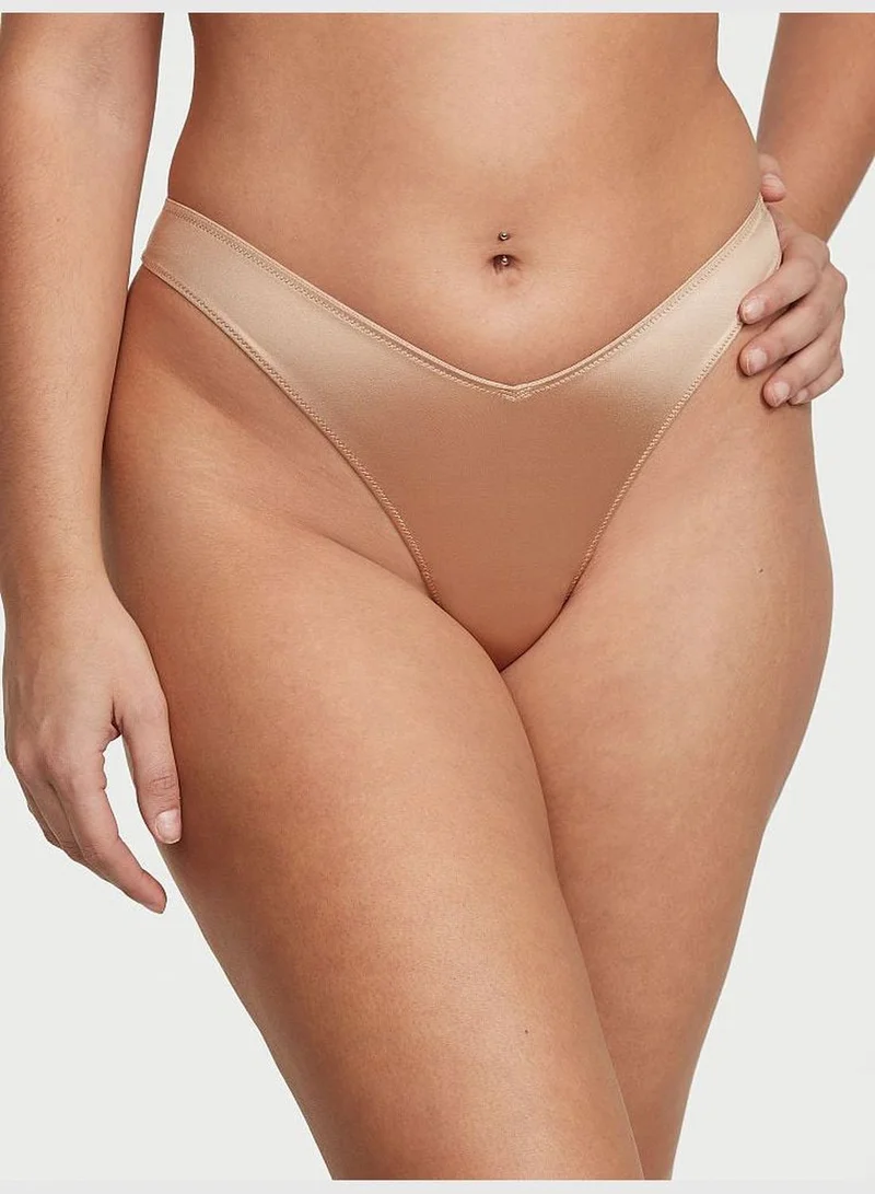 Victoria's Secret Smooth Strappy-Back High-Leg Thong Panty