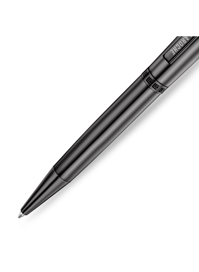 Guy Laroche Vincent Gunmetal Pen with Gunmetal Trims & Running Logo - Image 3