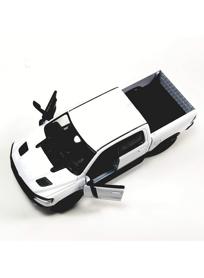 Kinsmart كينسمارت 2019 دودج رام 1500 بيك أب أبيض 1/46 مقياس ديكاست شاحنة - Image 3