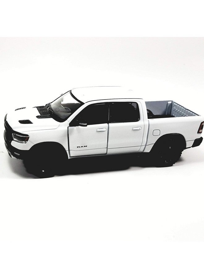 Kinsmart كينسمارت 2019 دودج رام 1500 بيك أب أبيض 1/46 مقياس ديكاست شاحنة - Image 1