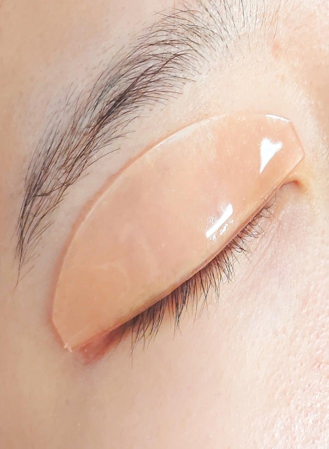 PERMANIA وسادات رفع الرموش PERMANIA لتنعيم، 4 قطع احترافية كورية لرفع الرموش ذاتية اللصق ورفيعة للغاية لمحلول التمليس رقم 1 (برتقالي) - Image 1