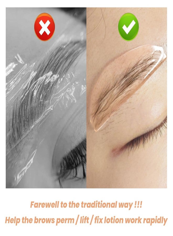 PERMANIA وسادات رفع الرموش PERMANIA لتنعيم، 4 قطع احترافية كورية لرفع الرموش ذاتية اللصق ورفيعة للغاية لمحلول التمليس رقم 1 (برتقالي) - Image 4