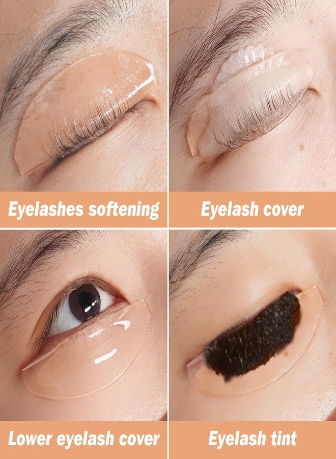 PERMANIA وسادات رفع الرموش PERMANIA لتنعيم، 4 قطع احترافية كورية لرفع الرموش ذاتية اللصق ورفيعة للغاية لمحلول التمليس رقم 1 (برتقالي) - Image 5