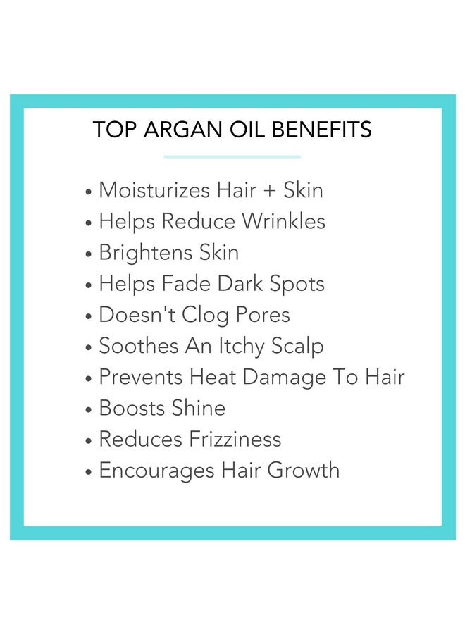 بيور بدي ناتشورالز زيت الأرغان من بيور بودي ناتشورالز للبشرة والوجه، 4 أونصة سائلة - زيت أرغان نقي ومعصور على البارد، خفيف للشعر - زيت الأرغان - Image 2