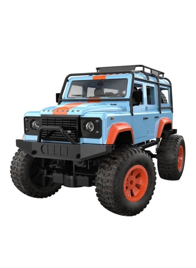LAND ROVER لاند روفر ديفندر 110 مركبة RC للطرق الوعرة (1:8، أزرق/برتقالي) - Image 3