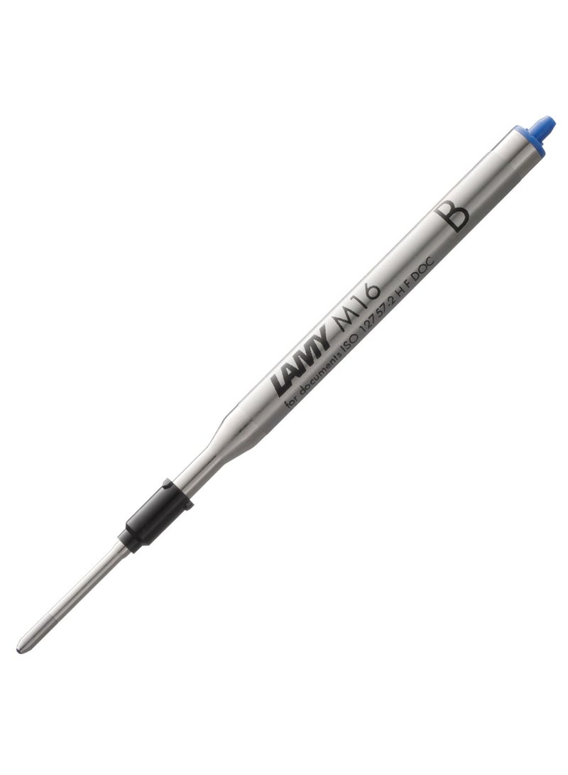 LAMY 1-Piece M16 Ballpoint Pen Refill Broad Tip Blue Ink - Image 1