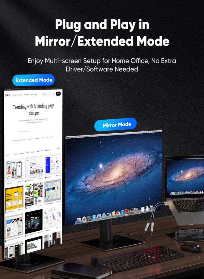 Highwings 4K Display Port to HDMI Adapter, Uni-Directional DP 1.2 Computer to HDMI 2.0 Screen, DisplayPort to HDMI Adapter (Male to Female), SR Anti-Break, No Latch, for Dell HP AMD NVIDIA, Passive - Image 5