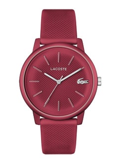 LACOSTE ساعة يد رجالية من السيليكون بعقارب دائرية الشكل 2011283 - 42 ملم  - Image 1