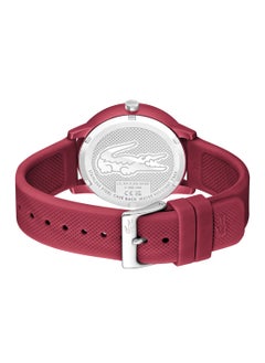 LACOSTE ساعة يد رجالية من السيليكون بعقارب دائرية الشكل 2011283 - 42 ملم  - Image 3
