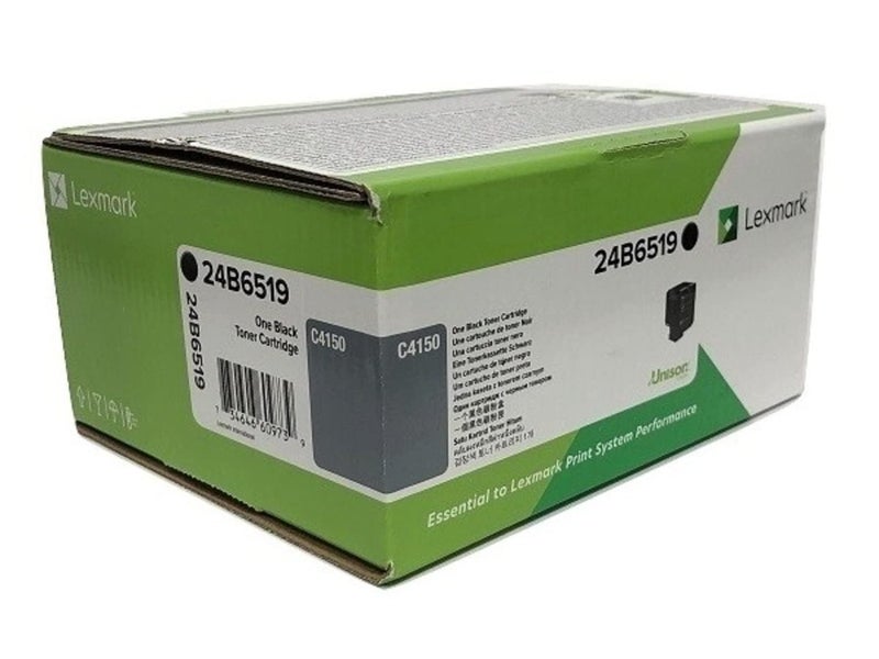 Lexmark 24B6519 C4150 Toner Cartridge Black in Retail Packaging