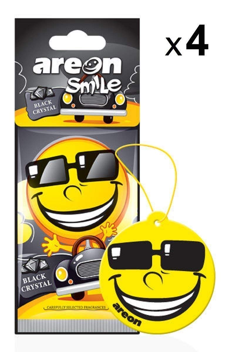 AREON Smile I Emoji Design Hanging Car Air Freshener I Assorted Scents (24 Pack) - Image 2