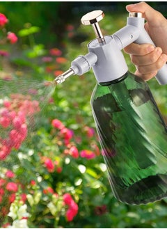 Excefore Deluxe 1 Pack Pump Sprayer Set - Adjustable Nozzle, 1.5L Plastic Hand Pump Pressure Water Perfect for Your Garden and Car Detailing Needs Lawn (Green)  - Image 2